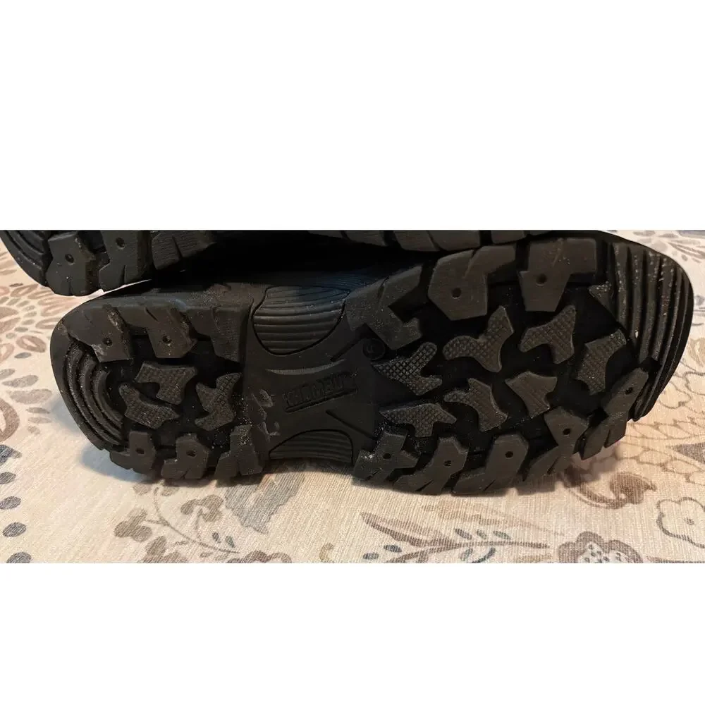 Khombu Gedarme Men's Boots Size 9M Black Waterproof Winter Snow Duck Boots